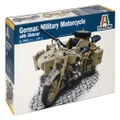 Italeri: 1/9 German Military Motorcycle W/sidecar - Model Kit
