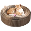 Collapsible Cat Scratcher Lounge Cardboard Bed