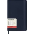 Moleskine: 2024 Diary Large Soft Cover 12 Month Daily - Sapphire Blue
