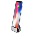 Charging Dock with Cable for Apple Devices - Silver