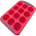 Silicone 12 Cup Muffin Pan - Red - D.Line