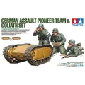 Tamiya 1/35 German Assault Pioneer Team - w/Goliath Set Scale Model Kit