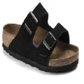 Birkenstock: Women's Arizona Birko-Flor Narrow-Fit Sandal - Black (Size 36 EU)
