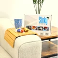 Genuine Slinky Sofa Table - Polished Natural