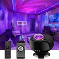 Galaxy Projector Lamp with Remote Control and Bluetooth Music - Black