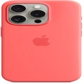 Apple: iPhone 15 Pro Silicone Case with MagSafe - Guava
