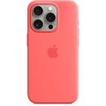 Apple: iPhone 15 Pro Silicone Case with MagSafe - Guava
