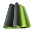 Ape Style Non-Slip Thick Yoga Training Mat (8mm) - Black/Green