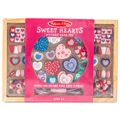Melissa & Doug: Sweet Hearts - Wooden Bead Set