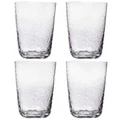 Ladelle: Dimpled Midnight Glass Tumbler (Set of 4)