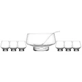 Maxwell & Williams: Diamante Footed Punch Bowl (7pc Set)