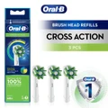 Oral-B: Cross Action 3-Pack Replacement Brush Heads (EB50-3)