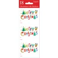 Image Gallery: Christmas Gift Stickers - Festive Type (Pack of 18)