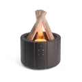 Bonfire Flame Essential Oil Diffusers Humidifier Night Light - Black
