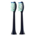 2 Pack Replacement Toothbrush Heads for Ape Basics Electric Toothbrush (Midnight Blue)