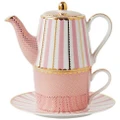 Maxwell & Williams: Teas & C's Regency Tea for One With Infuser - Pink (340ml)