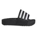 Adidas Men's Adilette Boost Slides - Black/White/Black (Size 6 US)