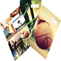 Spencil: Sports Collage 1B5 Book Cover - Assorted (3 Pack)