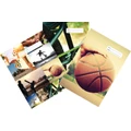 Spencil: Sports Collage 1B5 Book Cover - Assorted (3 Pack)