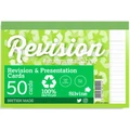 Silvine: Luxpad Recycled Revision And Presentation Card Pad - White Ruled (6X4In)
