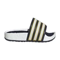 Adidas Originals Men's Adilette Boost Slides - Cloud White/Legend Ink/Yellow (Size 11.5 US)