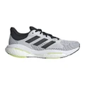 Adidas Men's Solar Glide 5 Running Shoes - Cloud White/Core Black/Pulse Lime (Size 12 US)