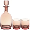 Maxwell & Williams: Glamour Stacked Decanter Set - Pink (3pc Set)
