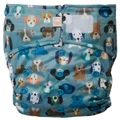 Nestling: Sassy Simple Nappy Complete - All the Dogs (One Size)
