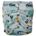 Nestling: Sassy Simple Nappy Cover - Dogs on Holiday