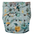 Nestling: Sassy Snap Nappy Complete - Dogs on Holiday (One Size)