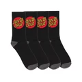 Santa Cruz: Classic Dot Mens Socks - Black (Size: 7-11)