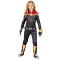 Marvel: Captain Marvel (The Marvels) - Deluxe Kids Costume (Size: 3-5)