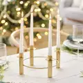 GingerRay: Gold Candle Centrepiece