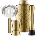 Maxwell & Williams: Cocktail & Co Lafayette Cocktail Set - Gold (4pc Set)