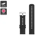 Silicone Strap for Kogan Pulse 3 Smart Watch (Classic Black)