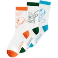 Difuzed: Pokemon - 3 Pack Socks (Size: 43/46)