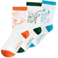 Difuzed: Pokémon - 3 Pack Socks (Size: 39/42)