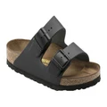 Birkenstock: Arizona Natural Leather - Narrow Fit Sandal (Black, Size 42 EU)