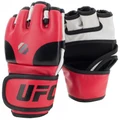 UFC Contender Open Palm MMA Training Gloves - Red / Black / White - S / M