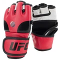 UFC Contender Open Palm MMA Training Gloves - Red / Black / White - S / M