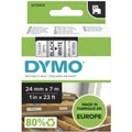 Dymo: D1 Label Tape - Black on White (24mm x 7M)
