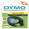 Dymo: LetraTag Plastic Tape - (12mm x 4M)