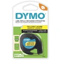 Dymo: LetraTag Plastic Tape - (12mm x 4M)