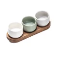 Ladelle: Elements 4 Piece Assorted Shallow Bowl & Tray Set