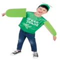 Emma Memma: Green Plane Kids Costume - (Size: Toddler)