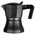 Fargor: "Tiramisu" 3-Cup Aluminium Espresso Maker - Charcoal