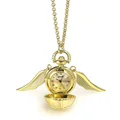 The Carat Shop: Harry Potter Golden Snitch Watch Necklace