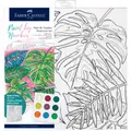 Faber-Castell: Creative Studio Paint By Number Watercolor Set - Tropical