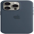 Apple: iPhone 15 Pro Max Silicone Case with MagSafe - Storm Blue