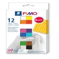 Staedtler Fimo Soft Modelling Clay - Set Of 12 Half Blocks (Assorted Colors)